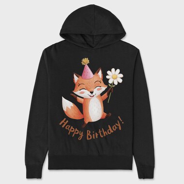 Fox Party Hat, Hanorac Oversize Barbati (Unisex)