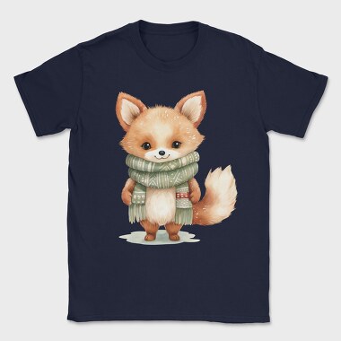 Fox Scarf Christmas, Tricou Barbati (Unisex)