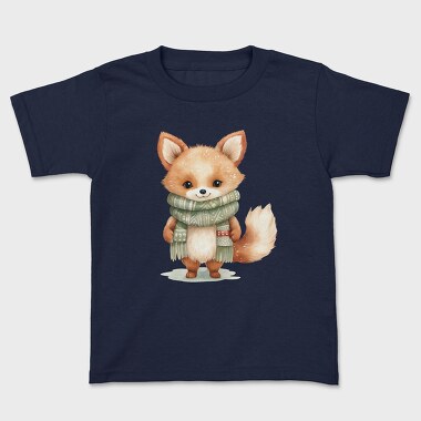Fox Scarf Christmas, Tricou Copii