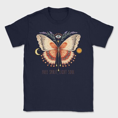 Free Spirit Light Soul, Tricou Barbati (Unisex)