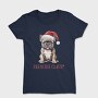 Frenchie Christmas Hat, Tricou Femei