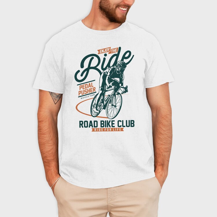 Road Bike Club, Tricou Barbati (Unisex)