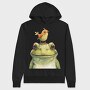 Frog Bird Friendship, Hanorac Oversize Barbati (Unisex)