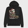 Frog Christmas Reading, Hanorac Oversize Barbati (Unisex)