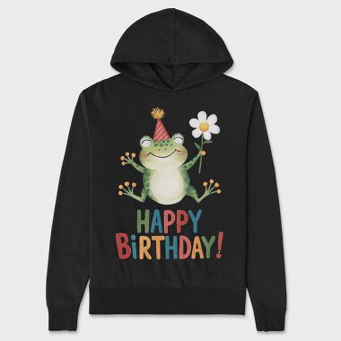 Frog Party Hat, Hanorac Oversize Barbati (Unisex)
