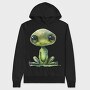 Frog Space Baby, Hanorac Oversize Barbati (Unisex)