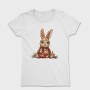Frosty Bunny Quilted, Tricou Femei