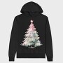 Frosty Christmas Serenity, Hanorac Oversize Barbati (Unisex)
