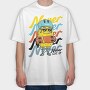 Skate Monster, Tricou Oversize Barbati (Unisex)