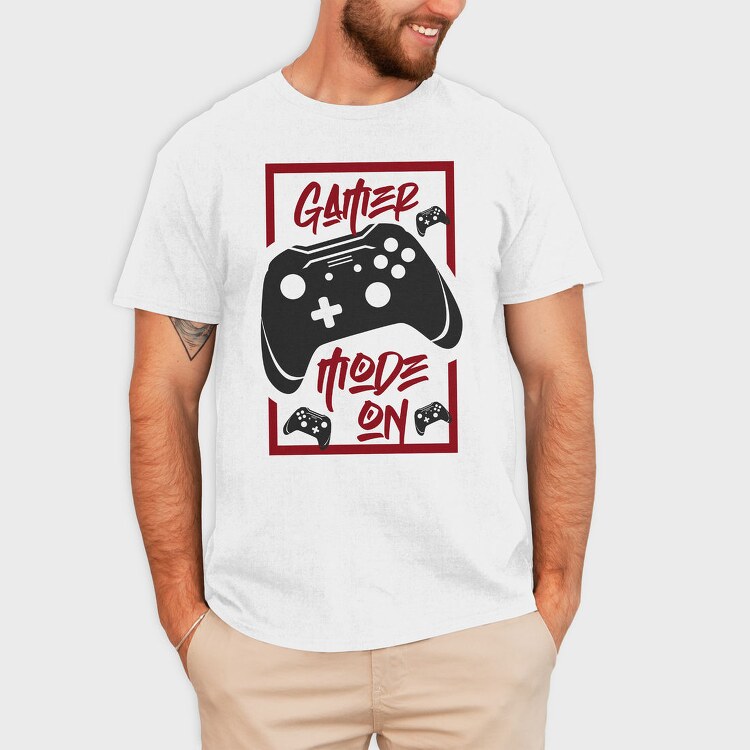 Gamer Mode On, Tricou Barbati (Unisex)