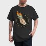 Burning Time Is Money, Tricou Barbati (Unisex)