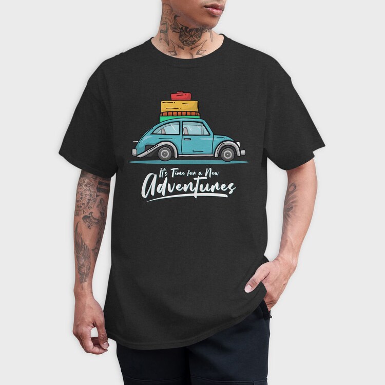 Road Trip Adventure, Tricou Barbati (Unisex)