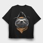 Sloth Cowboy Color, Tricou Oversize Barbati (Unisex)