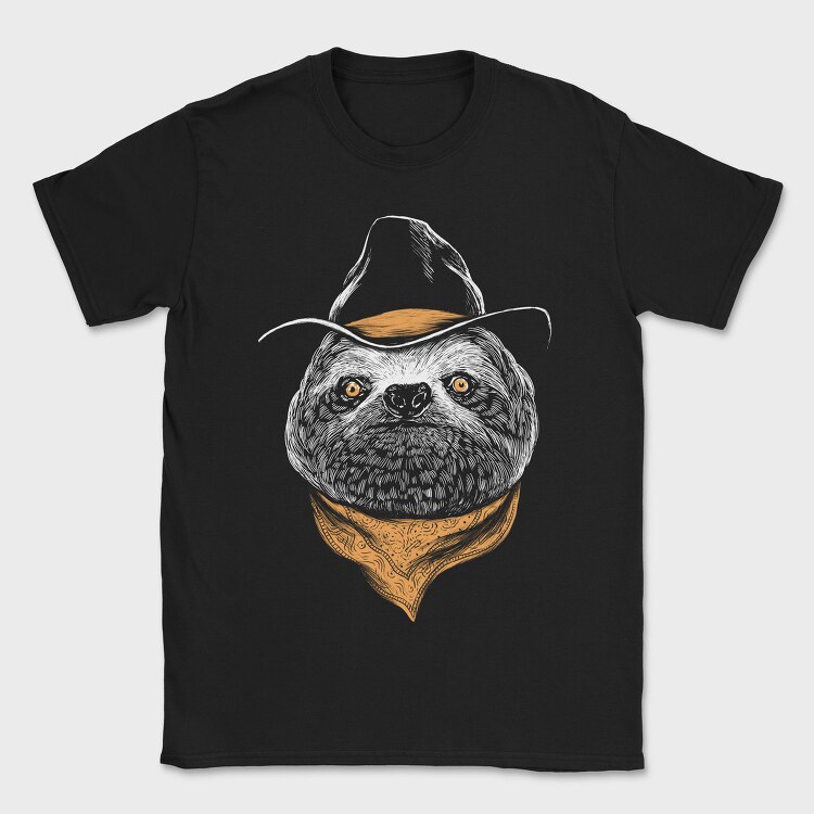 Sloth Cowboy Color, Tricou Barbati (Unisex)