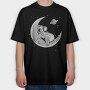 Koala Moon Night, Tricou Oversize Barbati (Unisex)