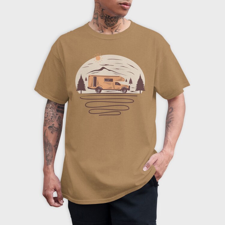 Roadtrip Adventure, Tricou Barbati (Unisex)