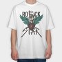Rockstar Wings, Tricou Oversize Barbati (Unisex)