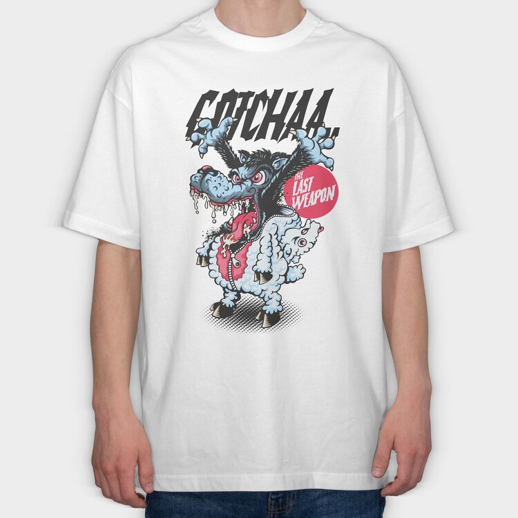 Last Weapon Howl, Tricou Oversize Barbati (Unisex)