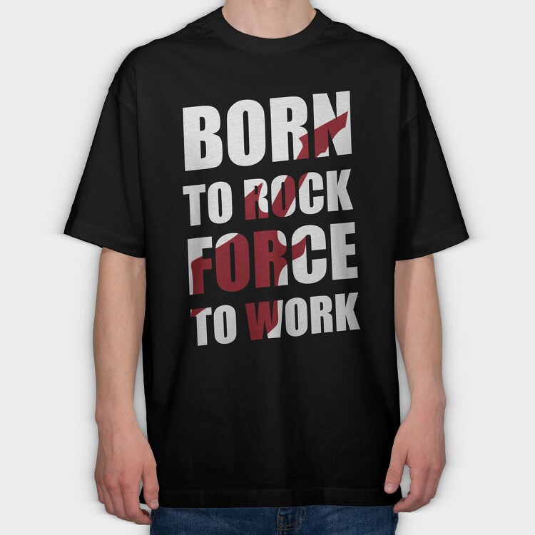 Rowdy Rowdy Rowdy, Tricou Oversize Barbati (Unisex)