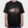 Camper Road Trip, Tricou Oversize Barbati (Unisex)