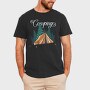 Camping Forest Tent, Tricou Barbati (Unisex)
