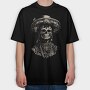 Skull Traditional, Tricou Oversize Barbati (Unisex)