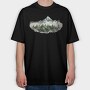Fog Forest Peak, Tricou Oversize Barbati (Unisex)