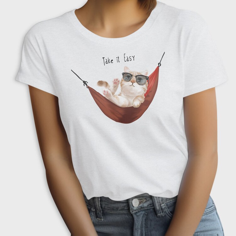 Cat Chill Vibes, Tricou Femei