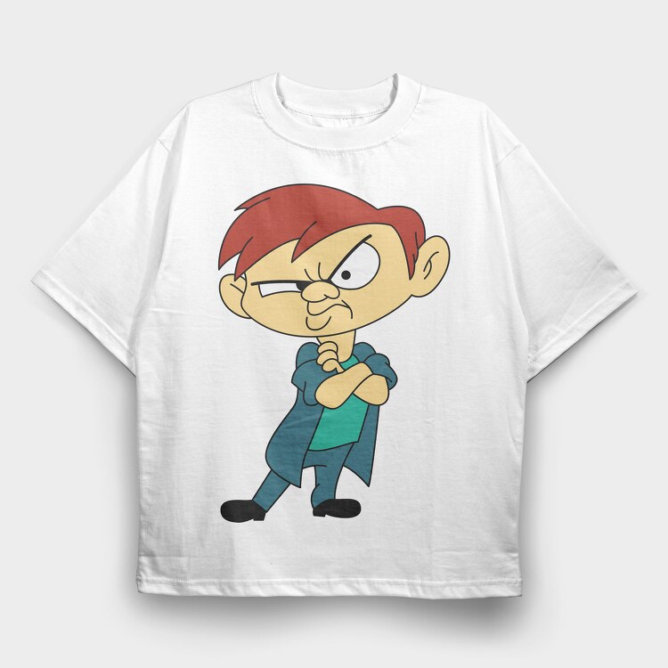 Angry Boy, Tricou Oversize Barbati (Unisex)