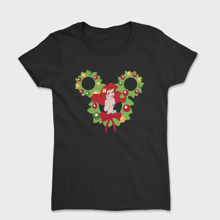 Ariel Holiday Wreath, Tricou Femei