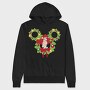 Ariel Holiday Wreath, Hanorac Oversize Barbati (Unisex)