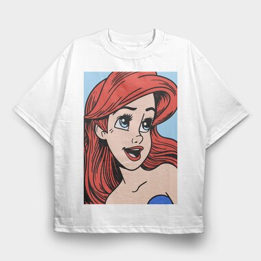 Ariels Smile, Tricou Oversize Barbati (Unisex)