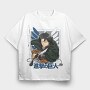 Attack On Titan Eren, Tricou Oversize Barbati (Unisex)