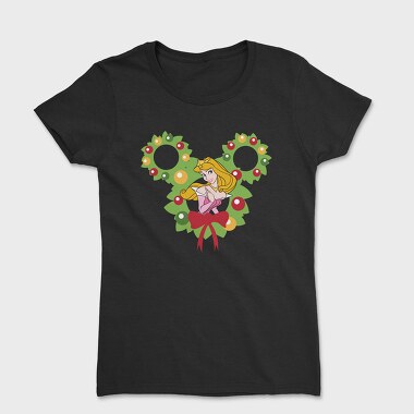 Aurora Holiday Wreath, Tricou Femei