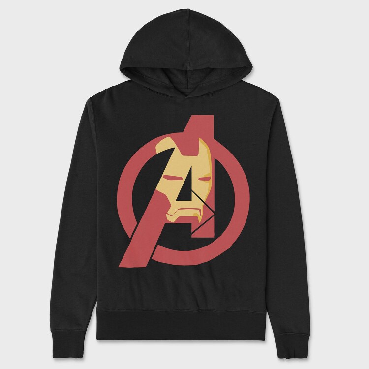 Avengers Shield, Hanorac Oversize Barbati (Unisex)