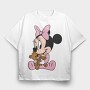 Baby Minnie Mouse, Tricou Oversize Barbati (Unisex)