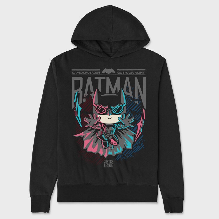 Batman Night Crusader, Hanorac Oversize Barbati (Unisex)