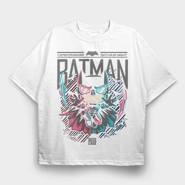 Batman Night Crusader, Tricou Oversize Barbati (Unisex)