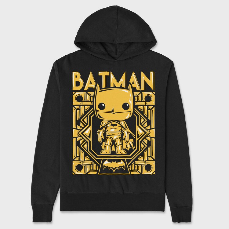 Batman Pop Art, Hanorac Oversize Barbati (Unisex)