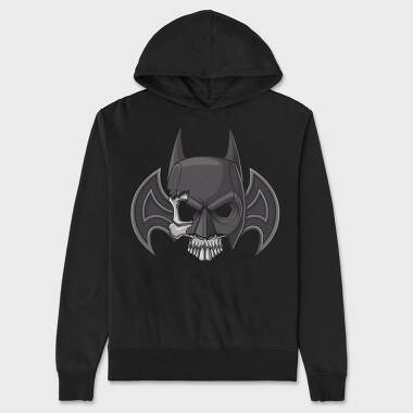 Batman Skull Emblem, Hanorac Oversize Barbati (Unisex)