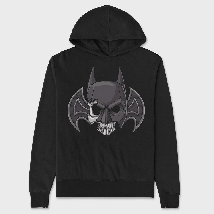 Batman Skull Emblem, Hanorac Oversize Barbati (Unisex)