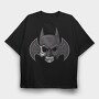 Batman Skull Emblem, Tricou Oversize Barbati (Unisex)