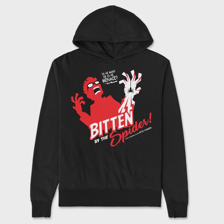 Bitten Spider Scream, Hanorac Oversize Barbati (Unisex)
