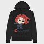 Black Widow Pop, Hanorac Oversize Barbati (Unisex)