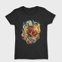 Skull Skater in Fire, Tricou Femei