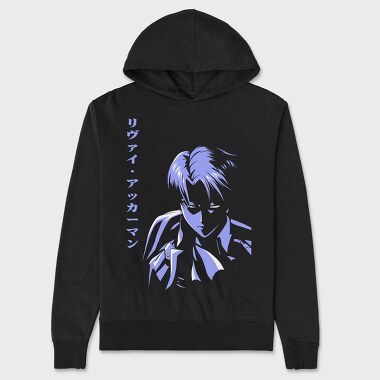 Blue Shadow Samurai, Hanorac Oversize Barbati (Unisex)