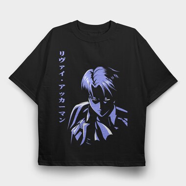 Blue Shadow Samurai, Tricou Oversize Barbati (Unisex)
