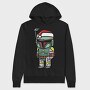 Boba Fett Xmas, Hanorac Oversize Barbati (Unisex)