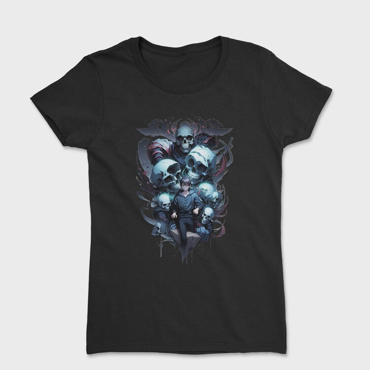 Skulls and Boy, Tricou Femei