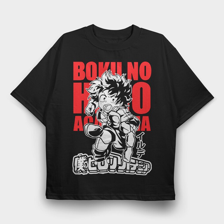 Boku No Hero Academia, Tricou Oversize Barbati (Unisex)